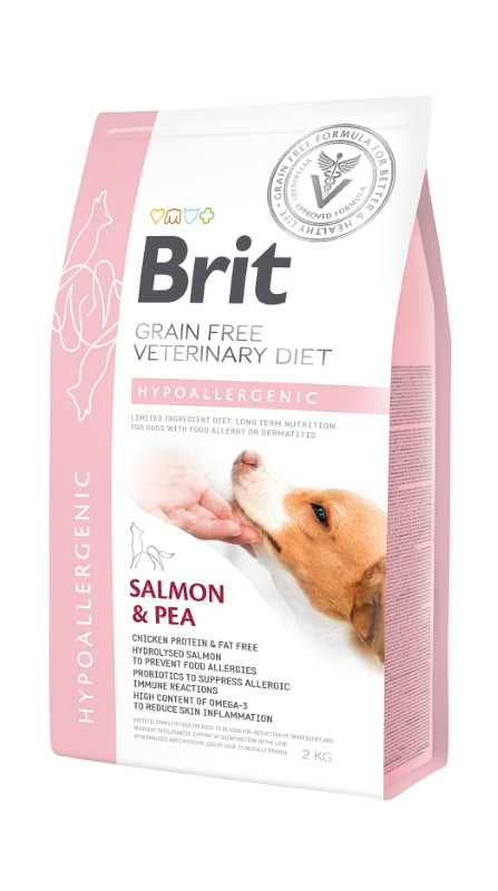 Brit Veterinary Diet Dog - Grain free - Hypoallergenic - Zalm & Erwt