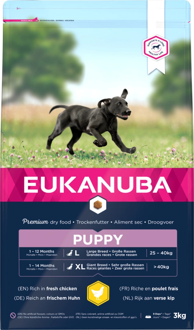 Eukanuba Hondenvoer Puppy L/XL Chicken 3 kg