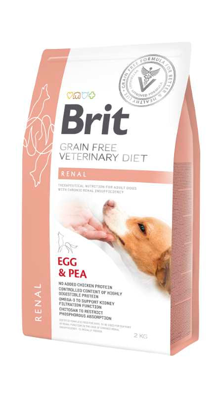 Brit Veterinary Diet DOG - Grain free - Renal - Ei & Erwt