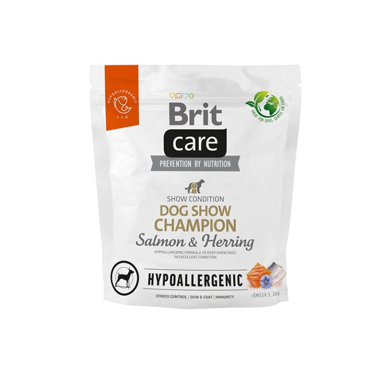 BRIT CARE – DOG – Hypoallergenic Dog Show Champion 1 kg