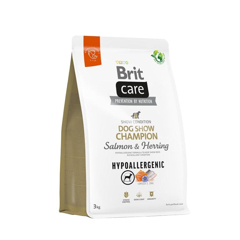 BRIT CARE – DOG – Hypoallergenic Dog Show Champion 3 kg