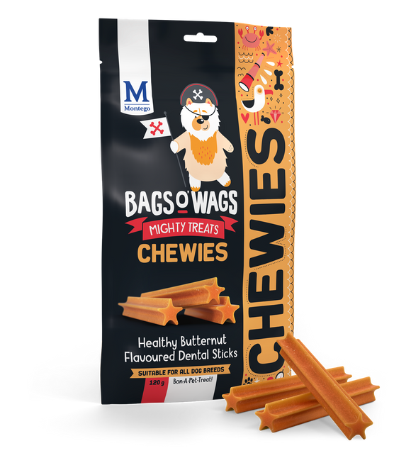 Montego Bags O' Wags Chewies Butternut Dental Sticks
