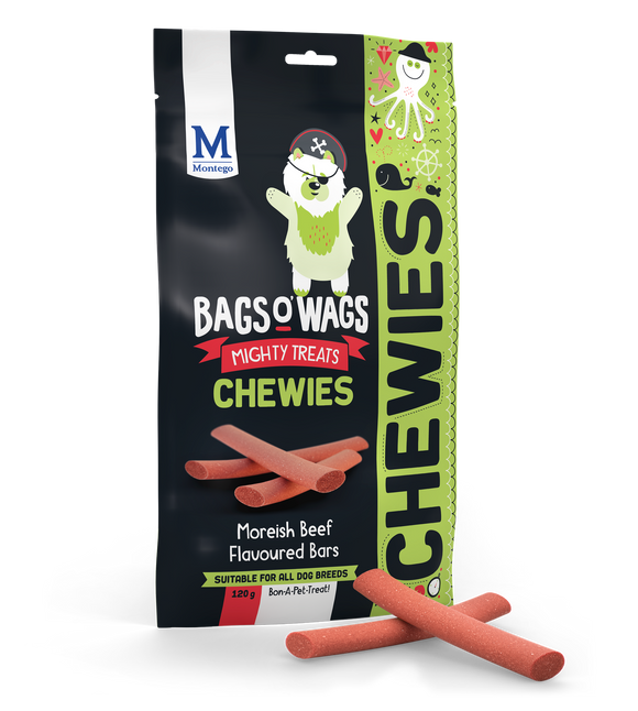 Montego Bags O' Wags Chewies Beef Bars