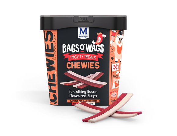 Montego Bags O' Wags Chewies Bacon Strips