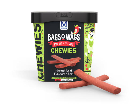 Montego Bags O' Wags Chewies Beef Bars