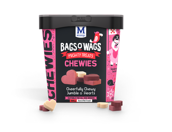 Montego Bags O' Wags Chewies Chewy Hearts