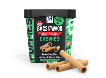 Montego Bags O' Wags Chewies Puppy Mint Dental Tubes