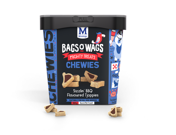 Montego Bags O' Wags Chewies BBQ Tjoppies