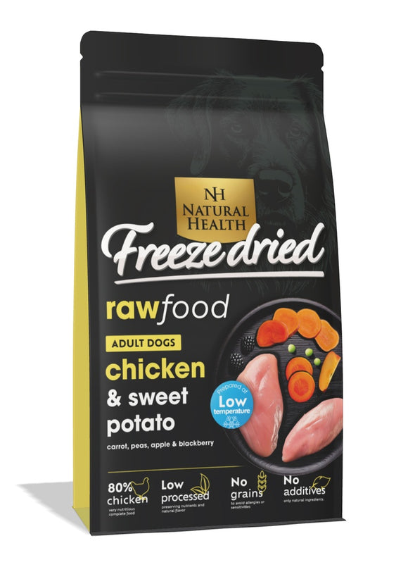 Natural Health Dog FREEZE DRIED 80% Kip