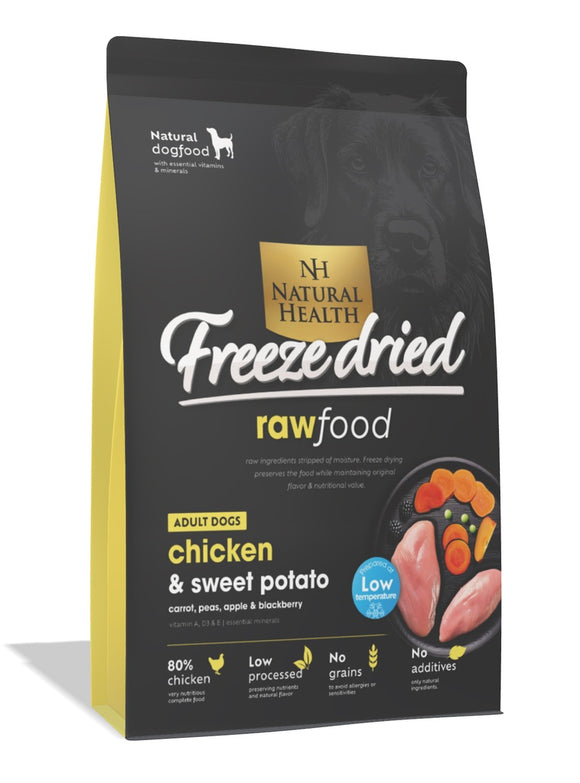 Natural Health Dog FREEZE DRIED 80% Kip