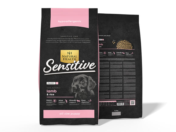 Natural Health Dog Lam & Rijst PUPPY