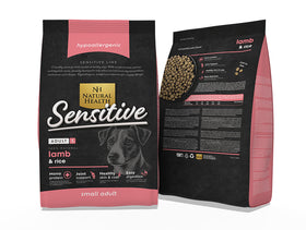 Natural Health Dog Lam & Rijst Adult SMALL BITES