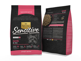 Natural Health Dog Lam & Rijst Senior SMALL BITES