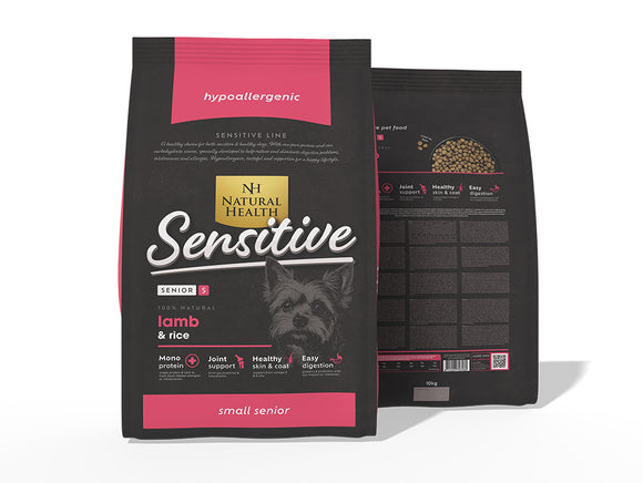 Natural Health Dog Lam & Rijst Senior SMALL BITES