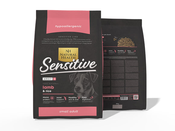 Natural Health Dog Lam & Rijst Adult SMALL BITES