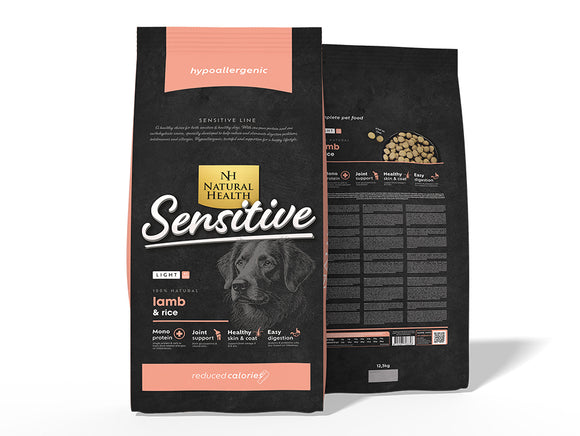 Natural Health Dog CALORIEARM Lam & Rijst