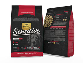 Natural Health Dog SENIOR Lam & Rijst