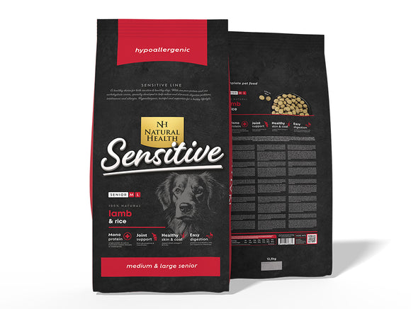 Natural Health Dog SENIOR Lam & Rijst