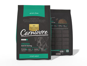 Natural Health Dog Carnivore ADULT Small Bites