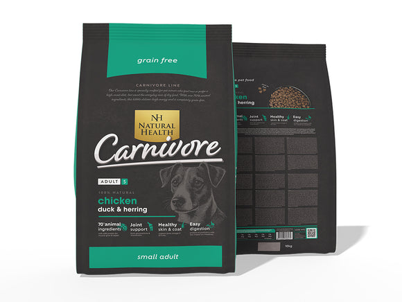 Natural Health Dog Carnivore ADULT Small Bites