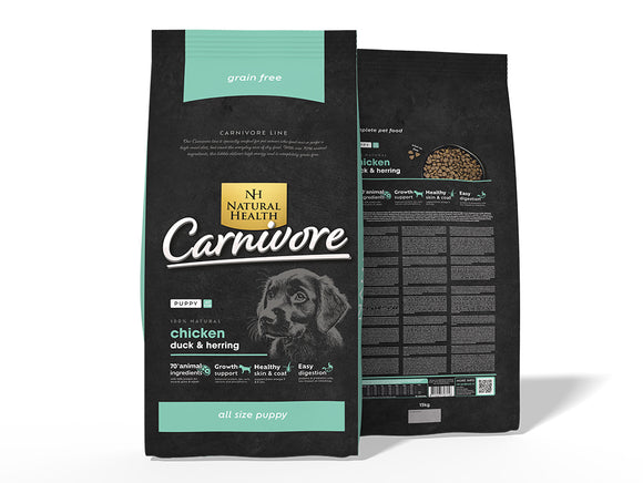 Natural Health Dog Carnivore PUPPY