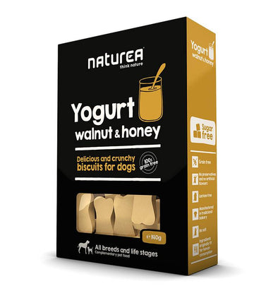 Naturea Dog Biscuits Yogurt Walnut Honey 140Gr.
