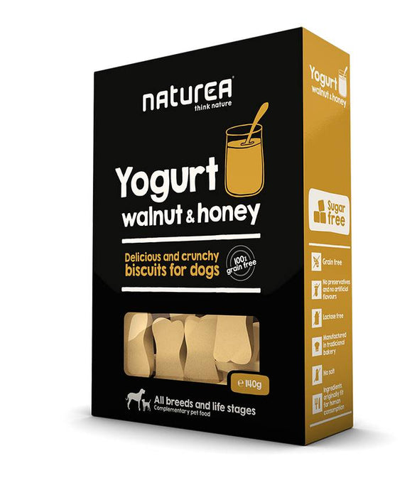 Naturea Dog Biscuits Yogurt Walnut Honey 140Gr.
