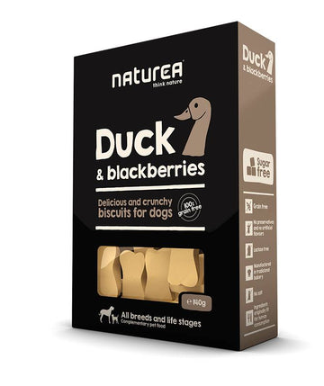 Naturea Dog Biscuits Duck Blackberries 140Gr.