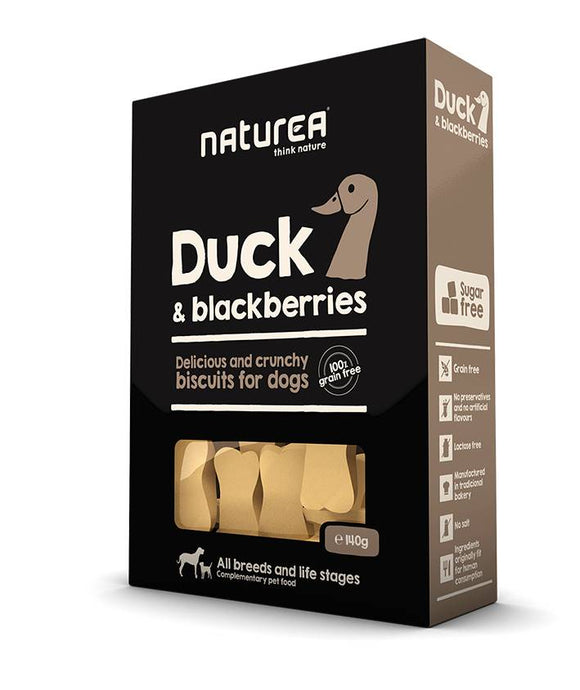 Naturea Dog Biscuits Duck Blackberries 140Gr.