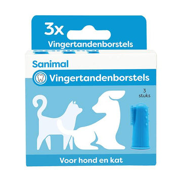 Sanimal Vingertandenborstel 3 st.