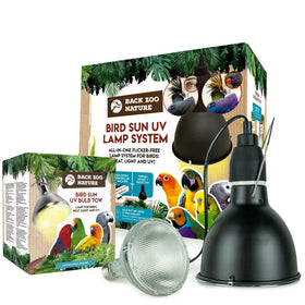 Back Zoo Nature Bird Sun UV-Lamp System + 70W Lamp SET