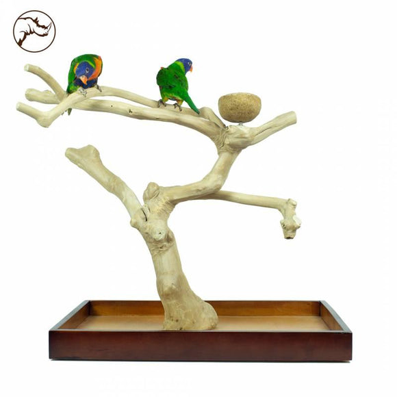 Back Zoo Nature Java Playstand Premium Medium - Aquarif Parrots
