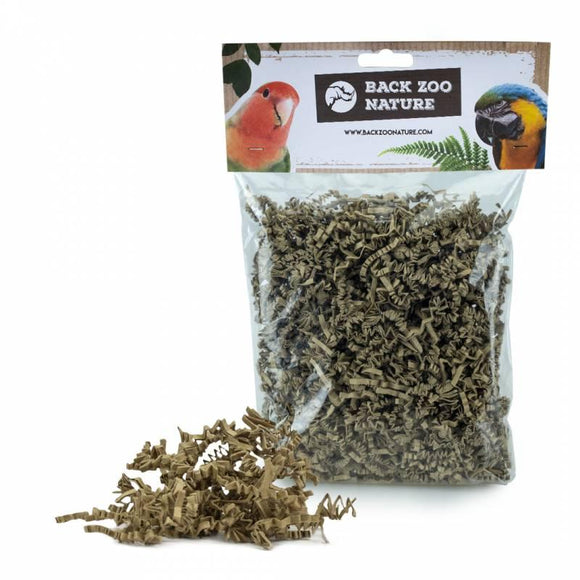 Back Zoo Nature Rodent Crinkle Paper Refill Natural 35 gram - Aquarif Parrots