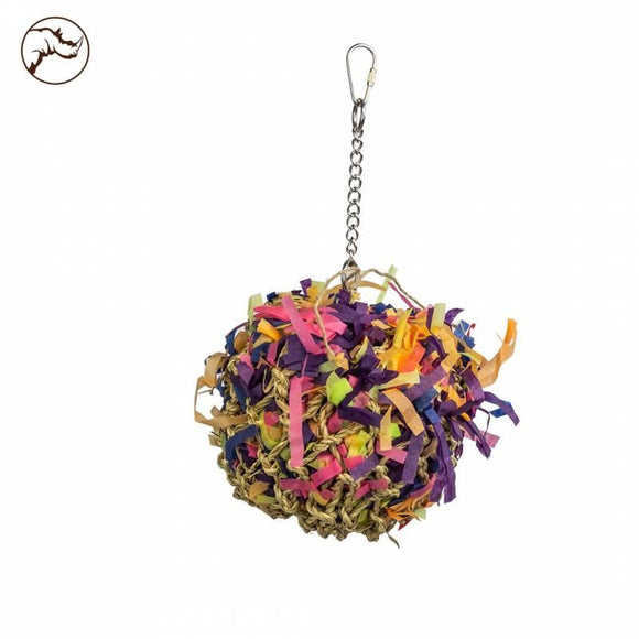 Back Zoo Nature Super Shredding Ball Medium - Aquarif Parrots