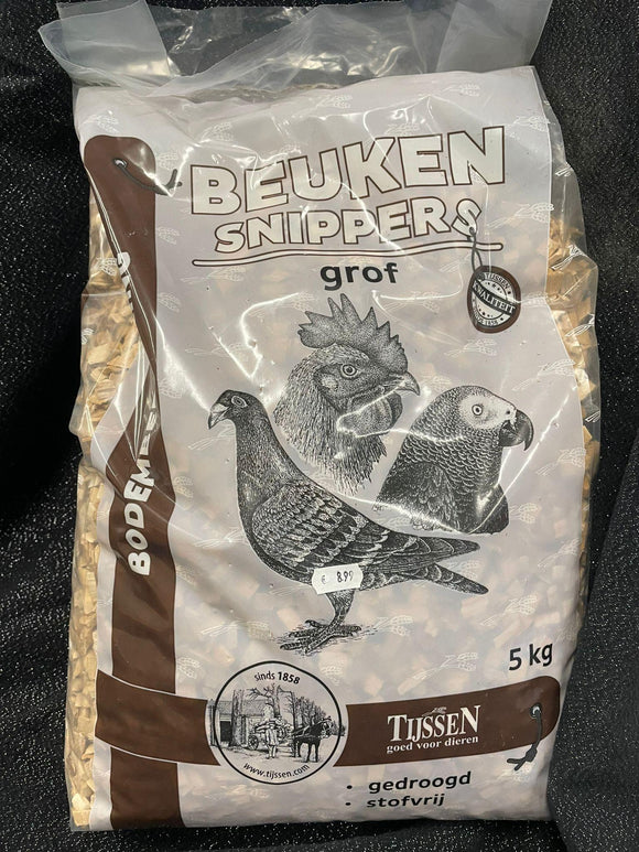Beukensnippers grof 5kg - Aquarif Parrots